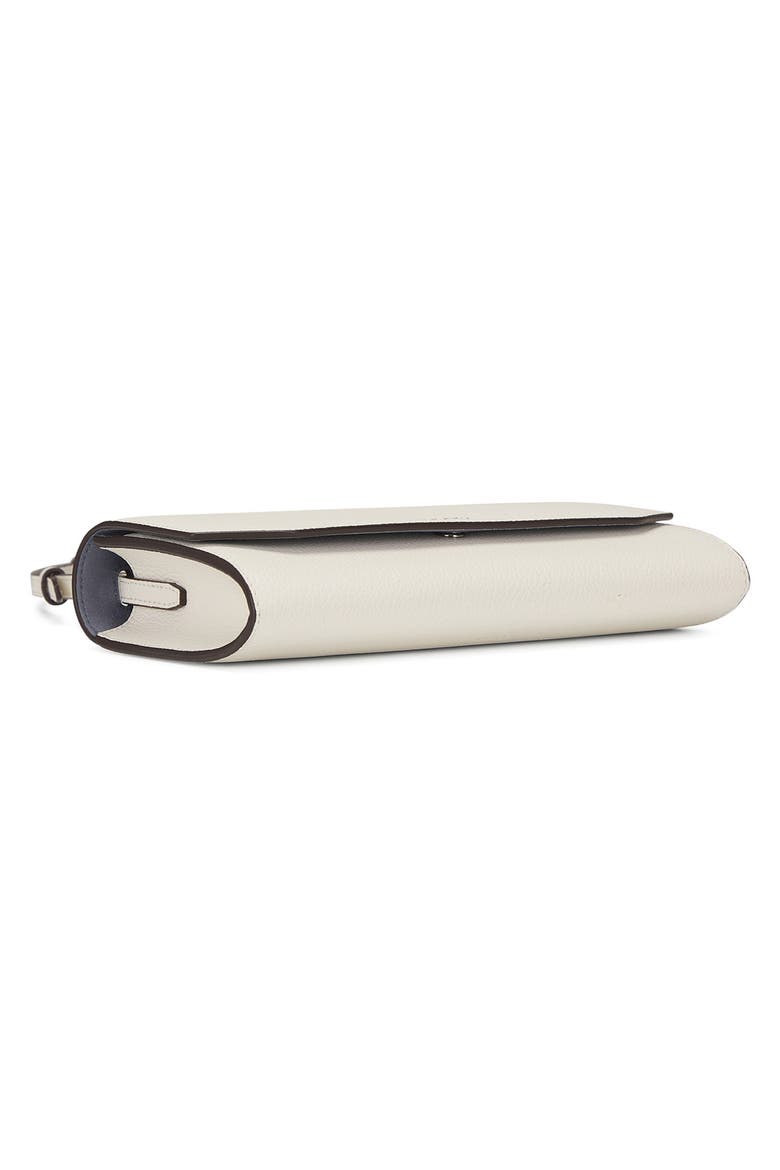 Mandy Leather Crossbody Wallet, Alternate, color, CLOUD