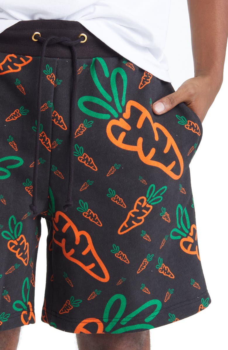 CARROTS BY ANWAR CARROTS Cotton Graphic Sweat Shorts, Alternate, color, 