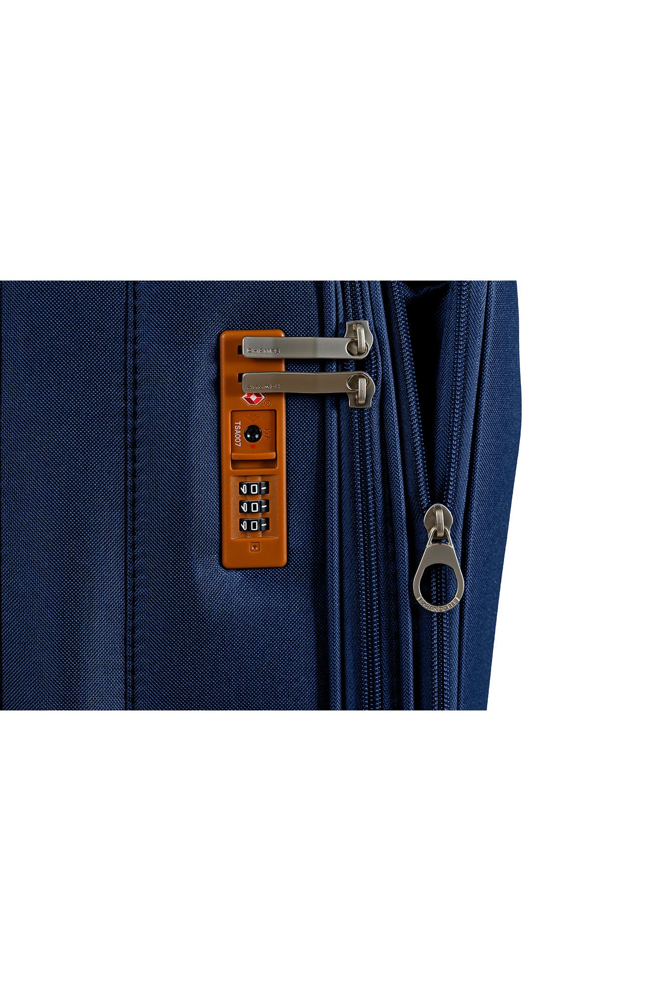 CHAMPS Classic 3-Piece Luggage Set, Alternate, color, Navy