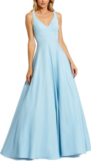 （US発）Mac Duggal AラインVネックボールドレス 0400015469228_BLACK?wid=600&
