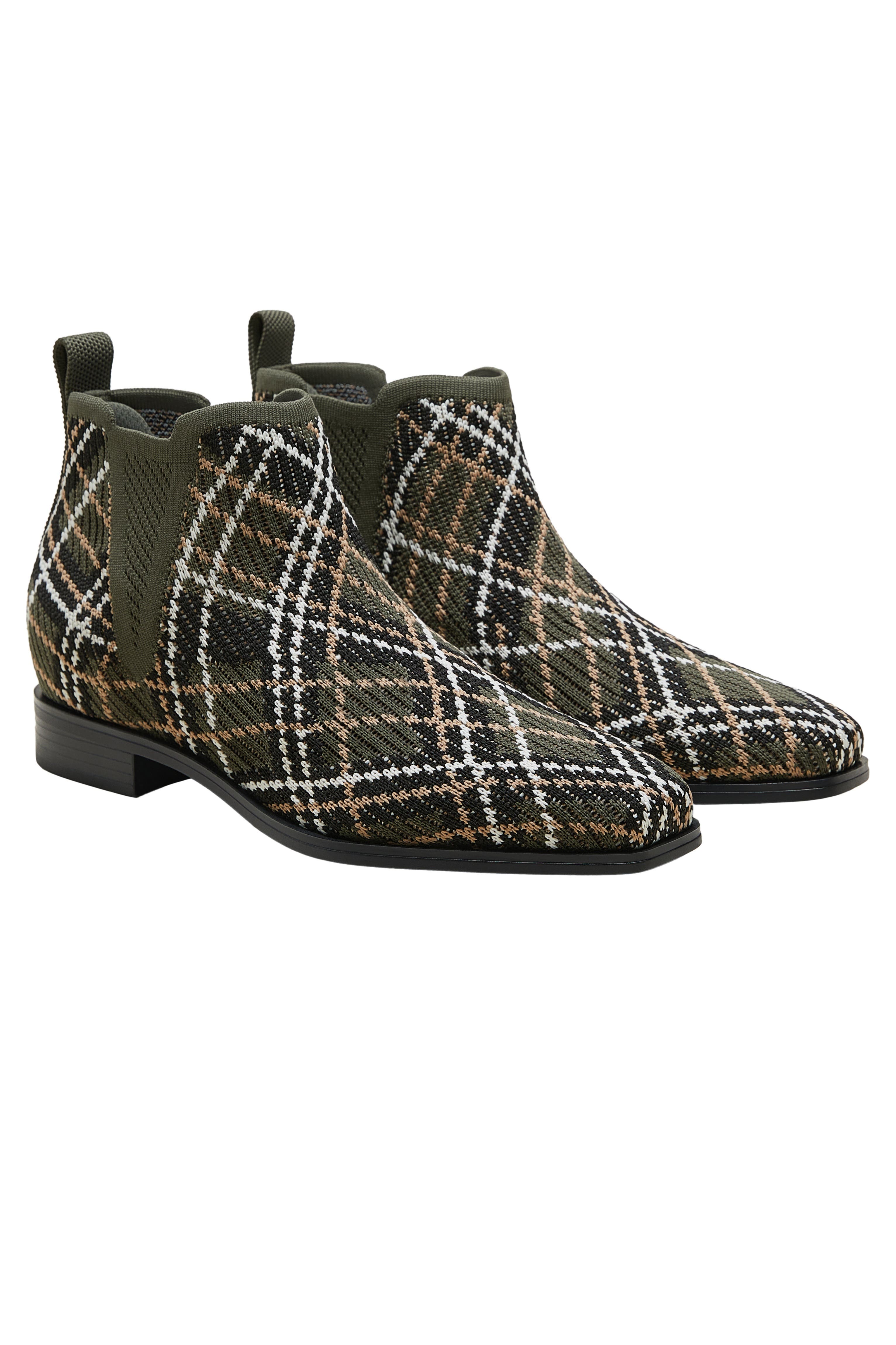 Dark Olive Lined Plaid