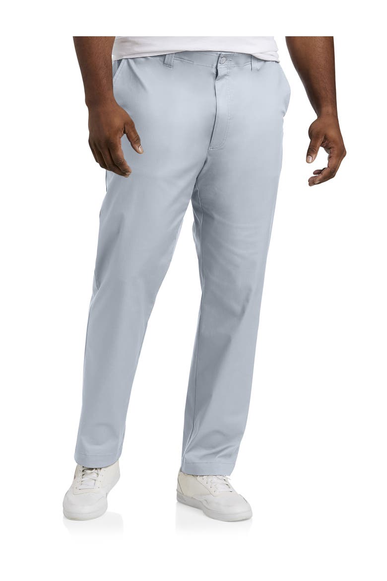 Big & Tall Straight-Fit Tech Pants, Main, color, HARBOR MIST