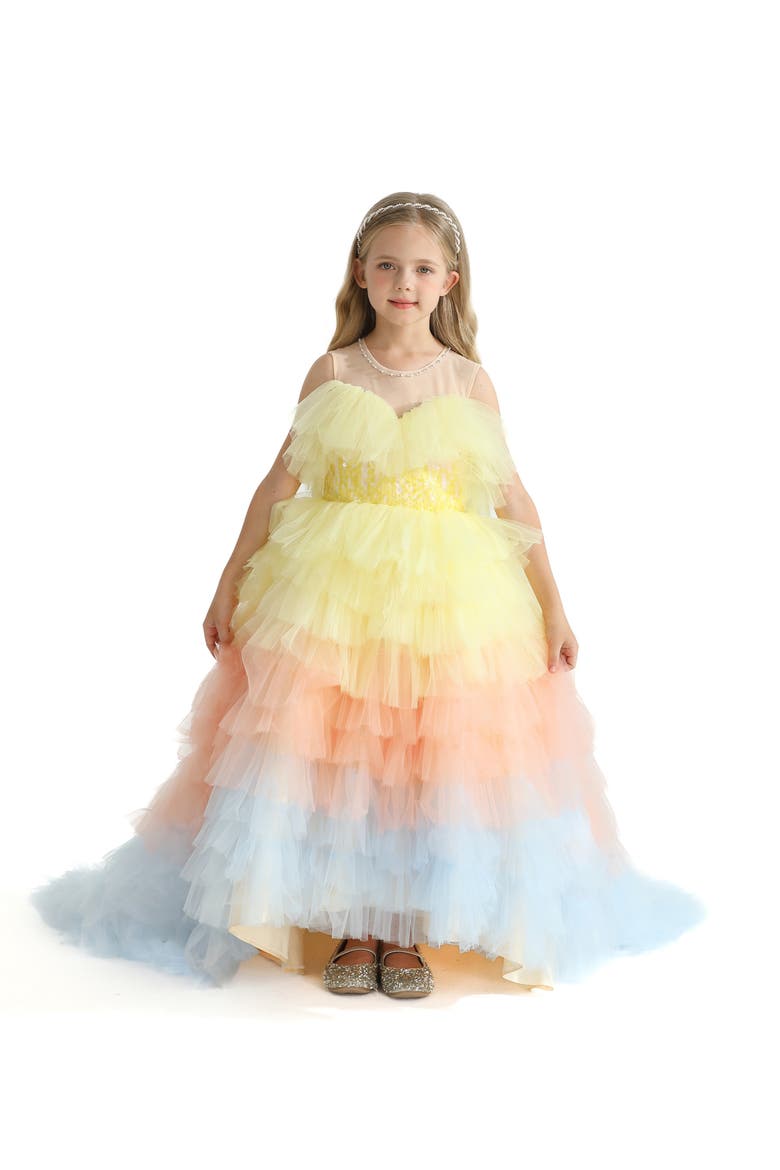 Callecita Dress, Main, color, Yellow
