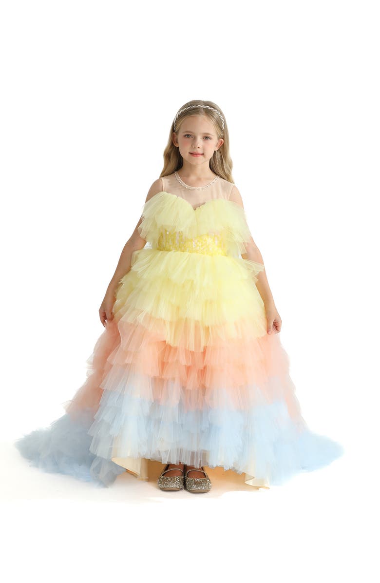 Mimi Tutu Callecita Dress, Main, color, Yellow