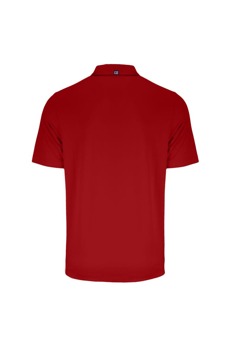 Men's Cutter & Buck Red UIC Flames Big & Tall Forge Eco Stretch Recycled Polo, Alternate, color, Red
