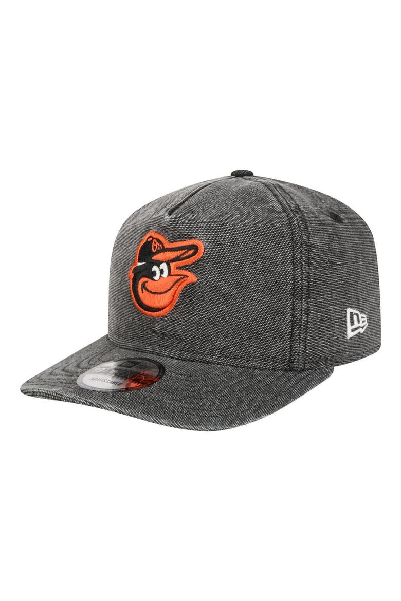 Men's New Era  Black Baltimore Orioles  Denim Classic 19TWENTY Adjustable Hat, Main, color, Black