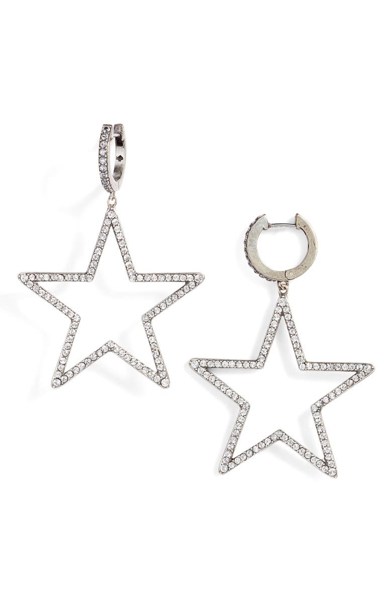 Kate Spade New York seeing stars star drop earrings, Main, color,