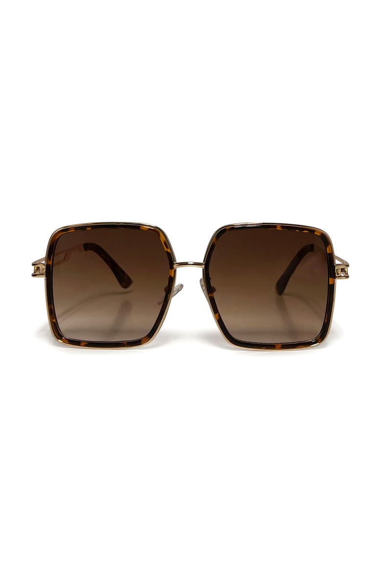The Simone Sunglasses, Main, color, Tortoise