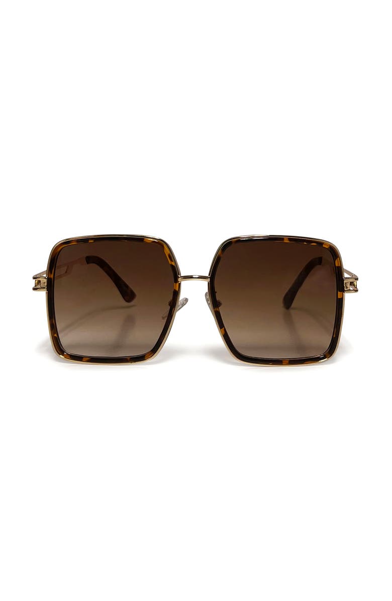 Youzey The Simone Sunglasses, Main, color, Tortoise