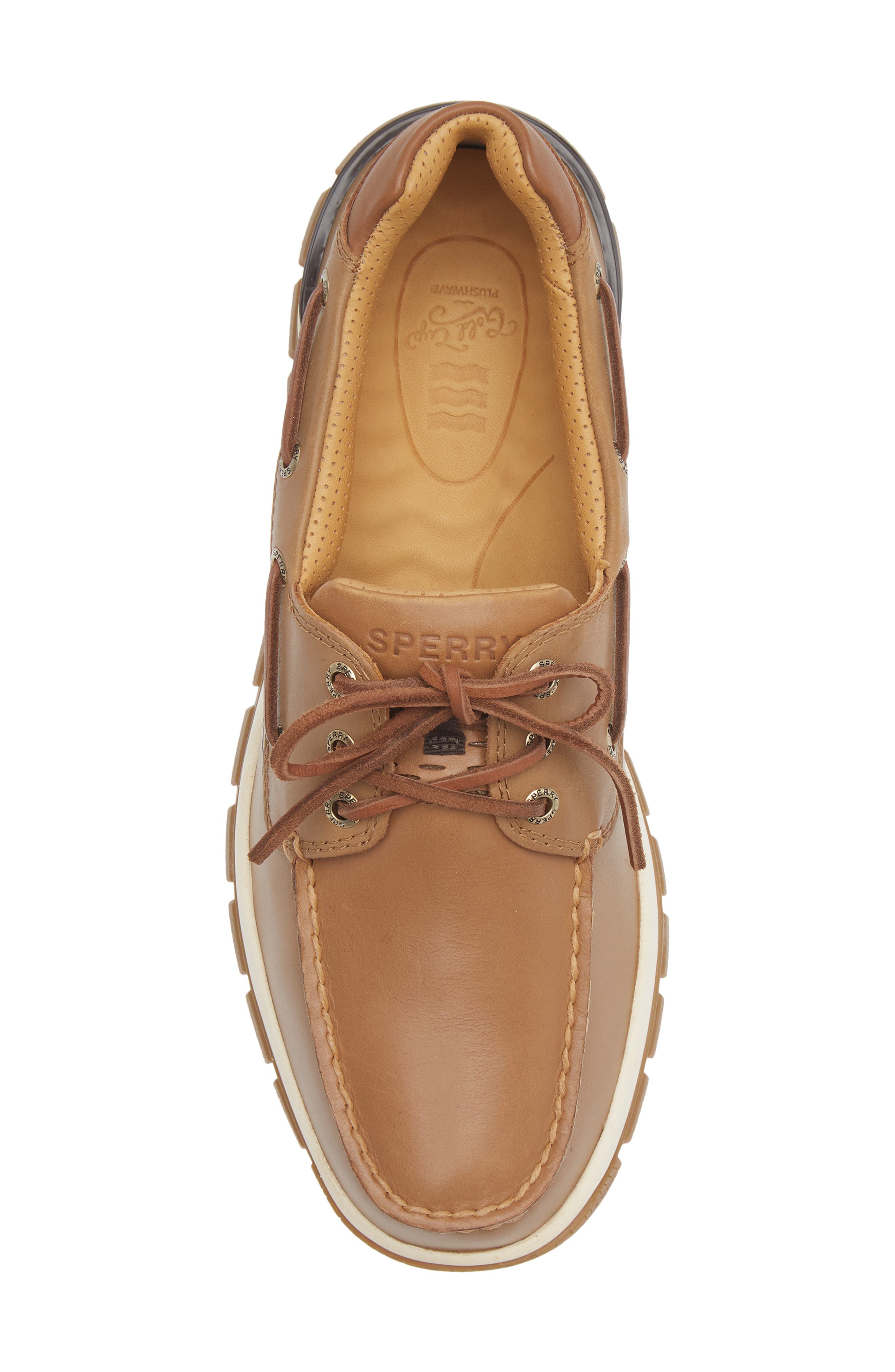 Gold Cup® Billfish Plushwave Boat Shoe, Alternate, color, MEDIUM BEIGE