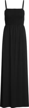Favorite Daughter The Apartment Smocked Sleeveless Maxi Dress