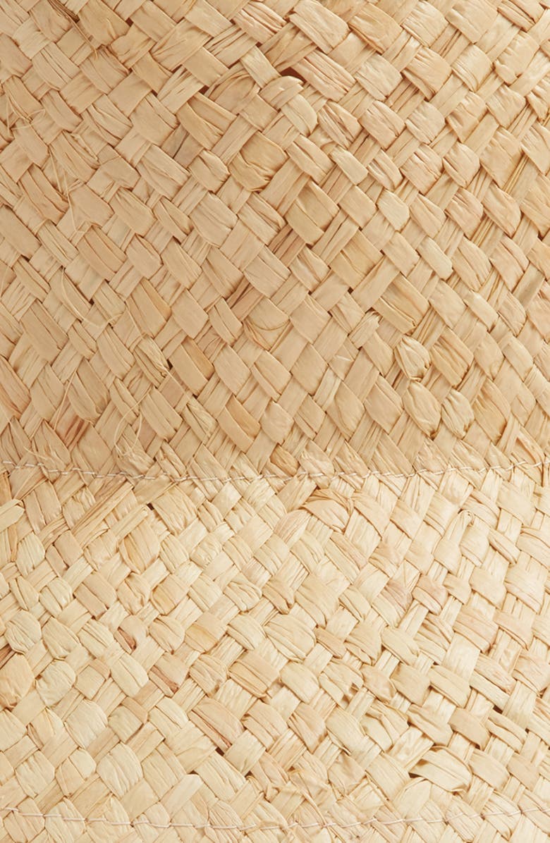 Rip Curl Straw Bucket Hat, Alternate, color, Natural