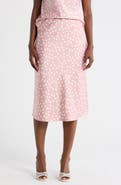 Renee C Polka Dot Midi Skirt
