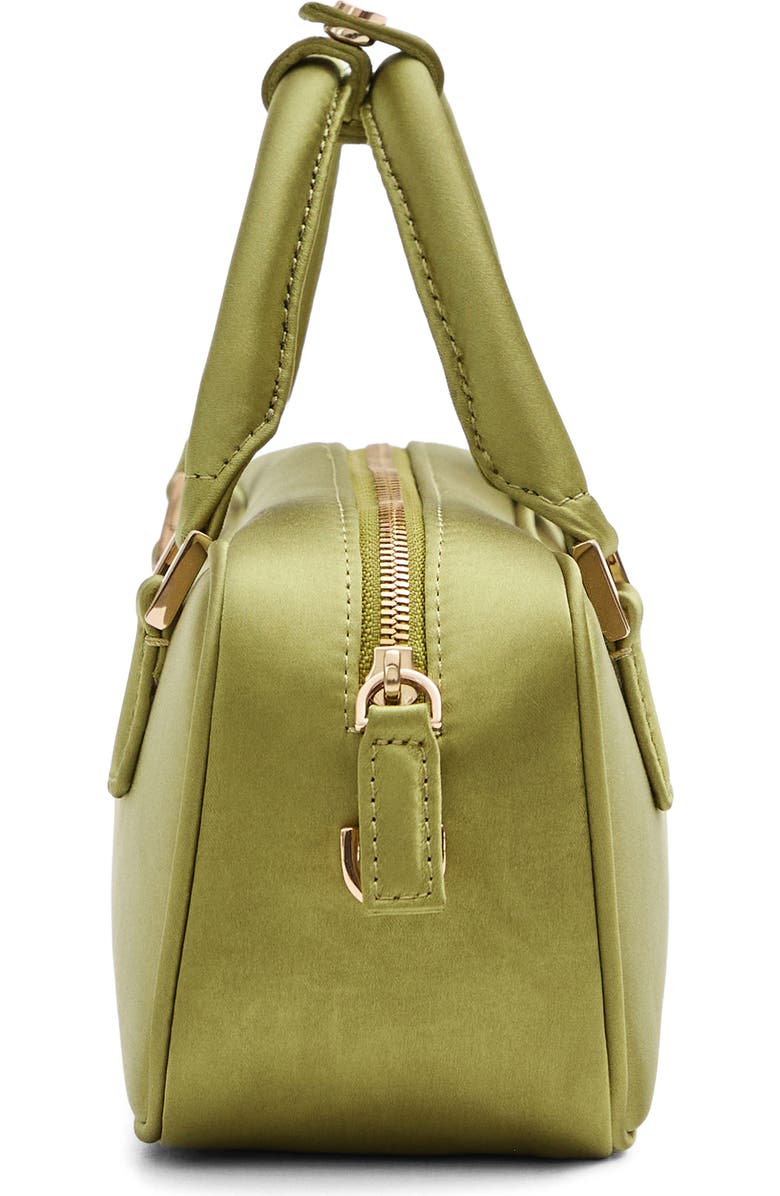 MANGO Mini Satin Top Handle Bag, Alternate, color,