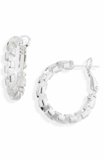 Harlee Geometric Hoop Earrings