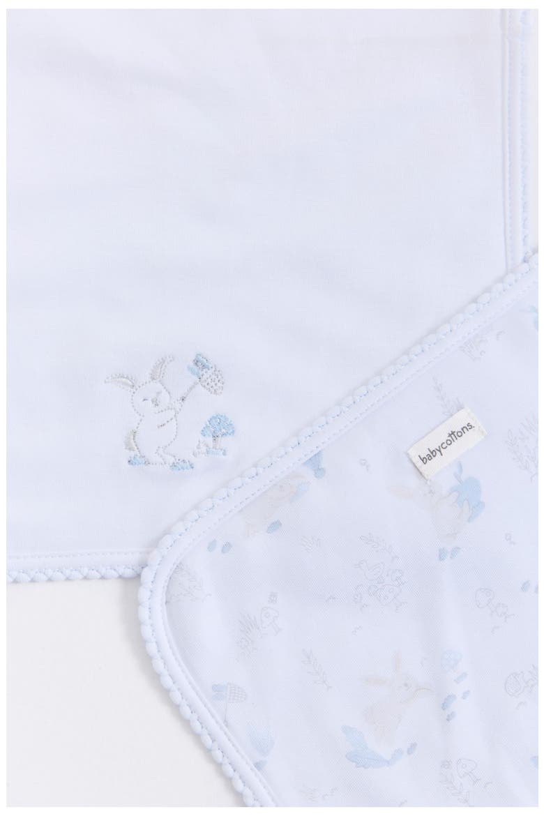 Bunny Foot Babies Set X2, Alternate, color, Light Blue