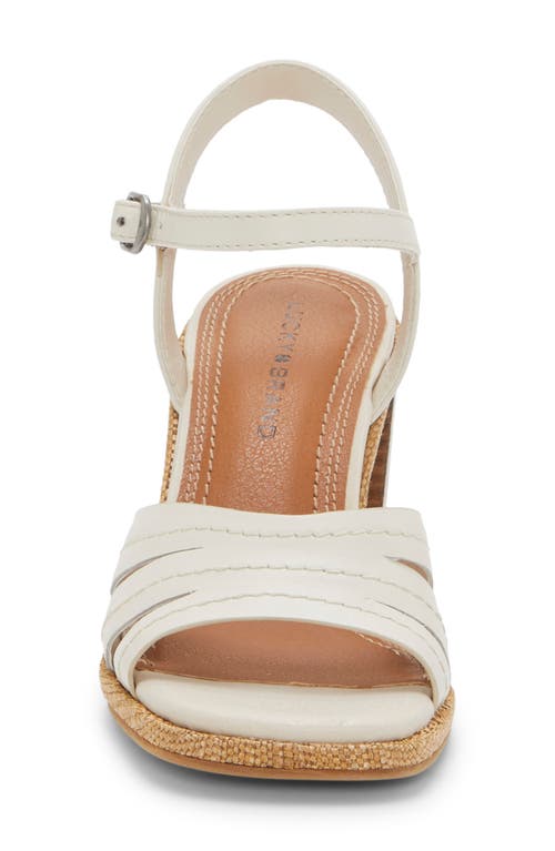 Shop Lucky Brand Fanesa Ankle Strap Sandal In Tusk