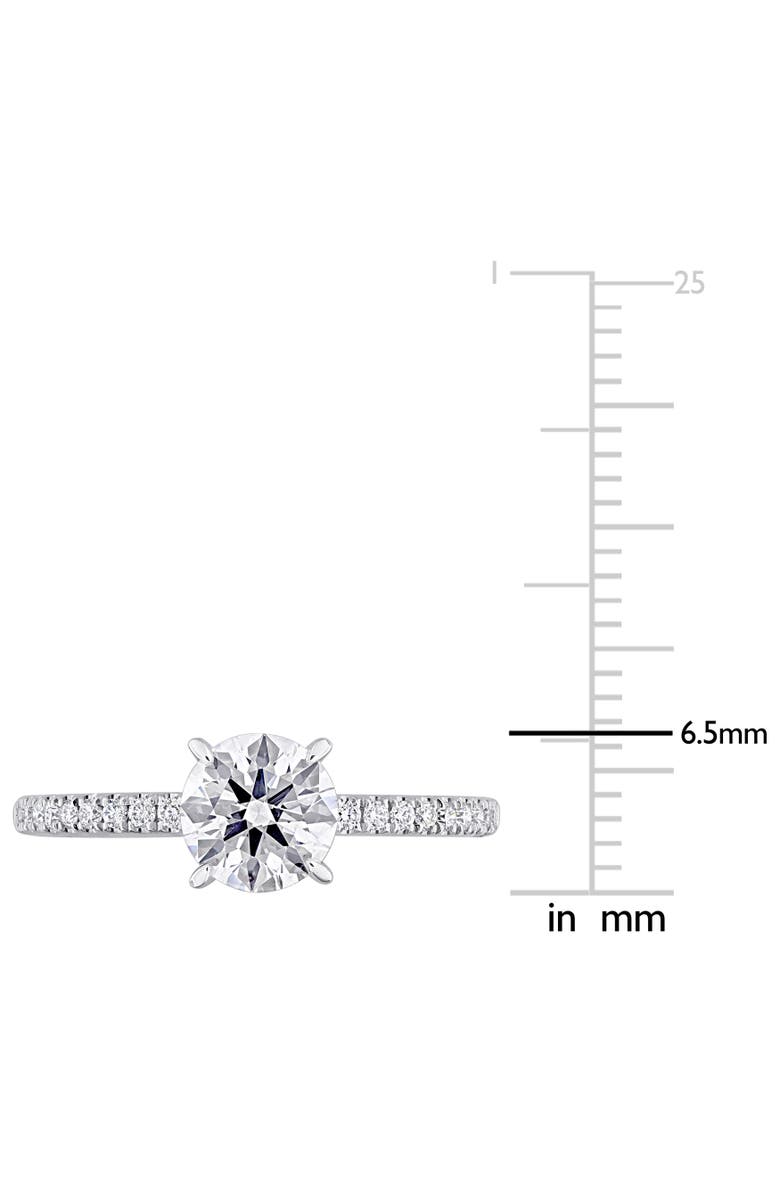 Julianna B. 1-1/6 CTW Lab-Grown Diamond Solitaire Ring 14k, Alternate, color, White Gold