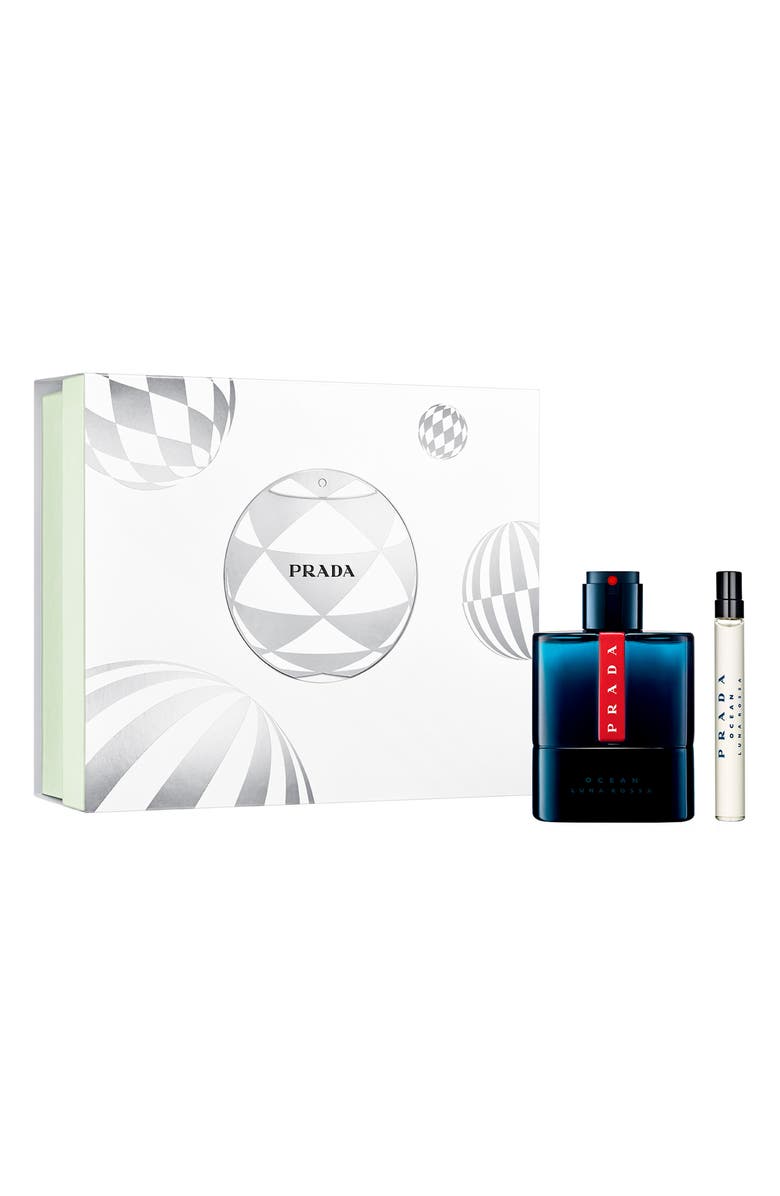 Prada Luna Rossa Ocean Eau de Toilette Gift Set $150 Value, Main, color, 