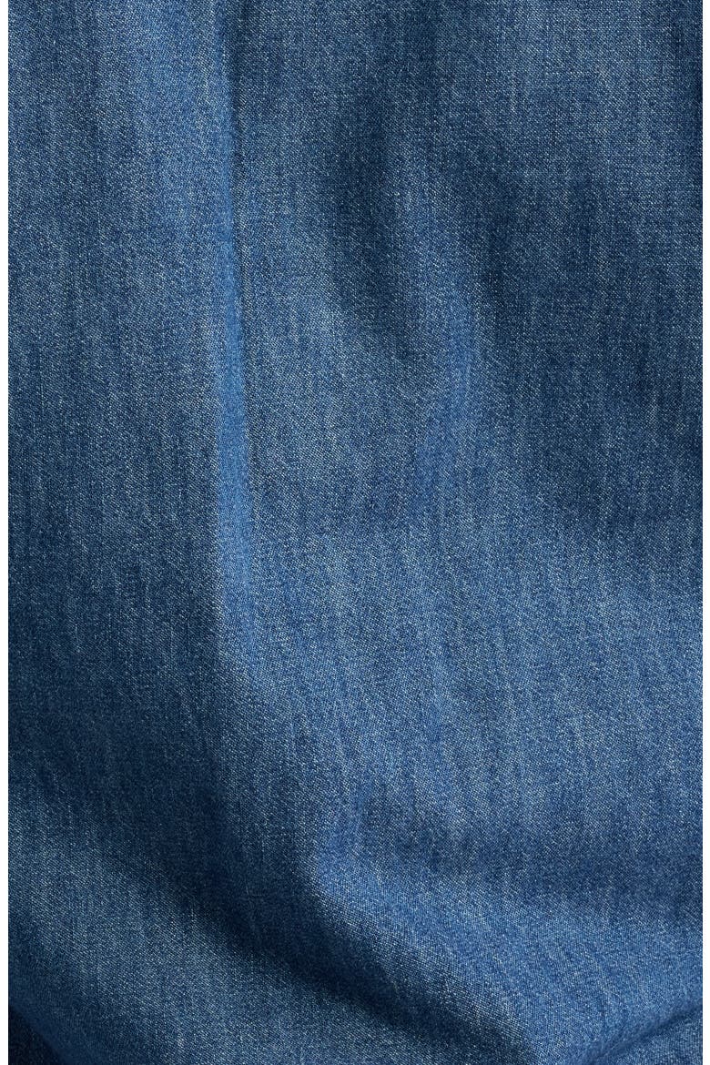 Retro Fit Denim Shirt, Alternate, color, STONE WASH