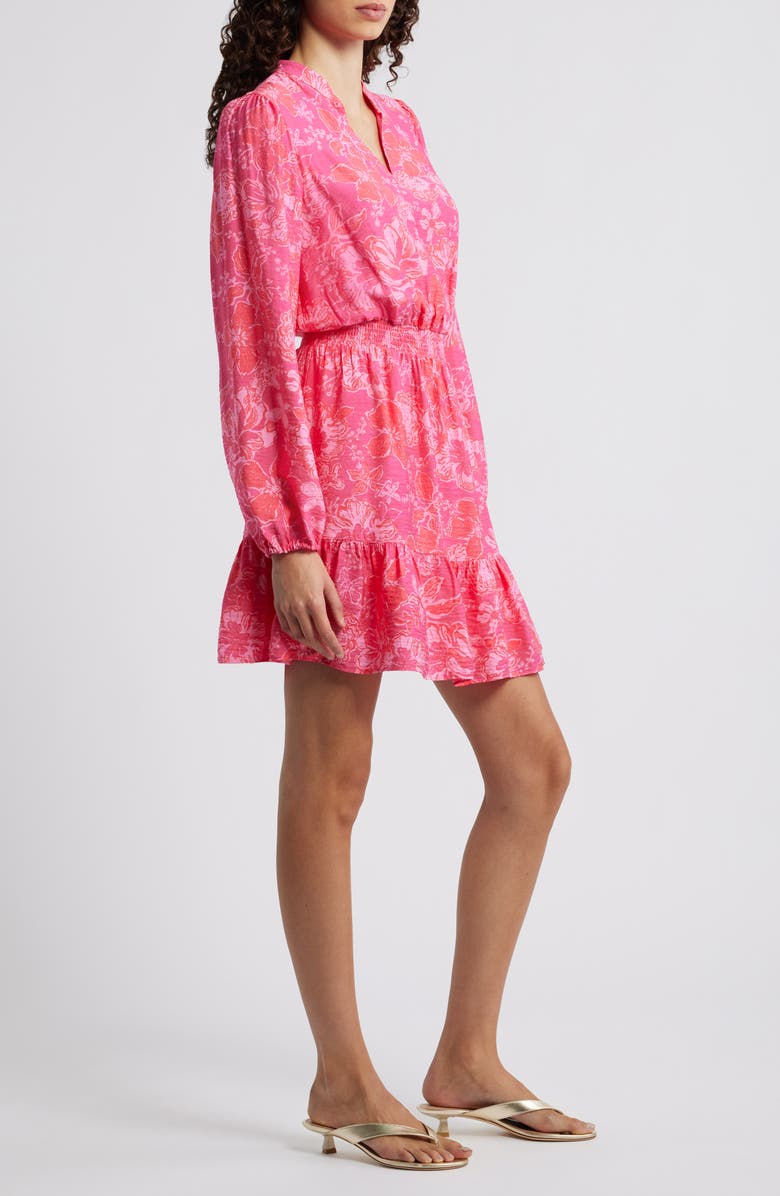 Lilly Pulitzer<sup>®</sup> Axton Floral Fit & Flare Dress, Alternate, color, Sun Shell Pink Big Party