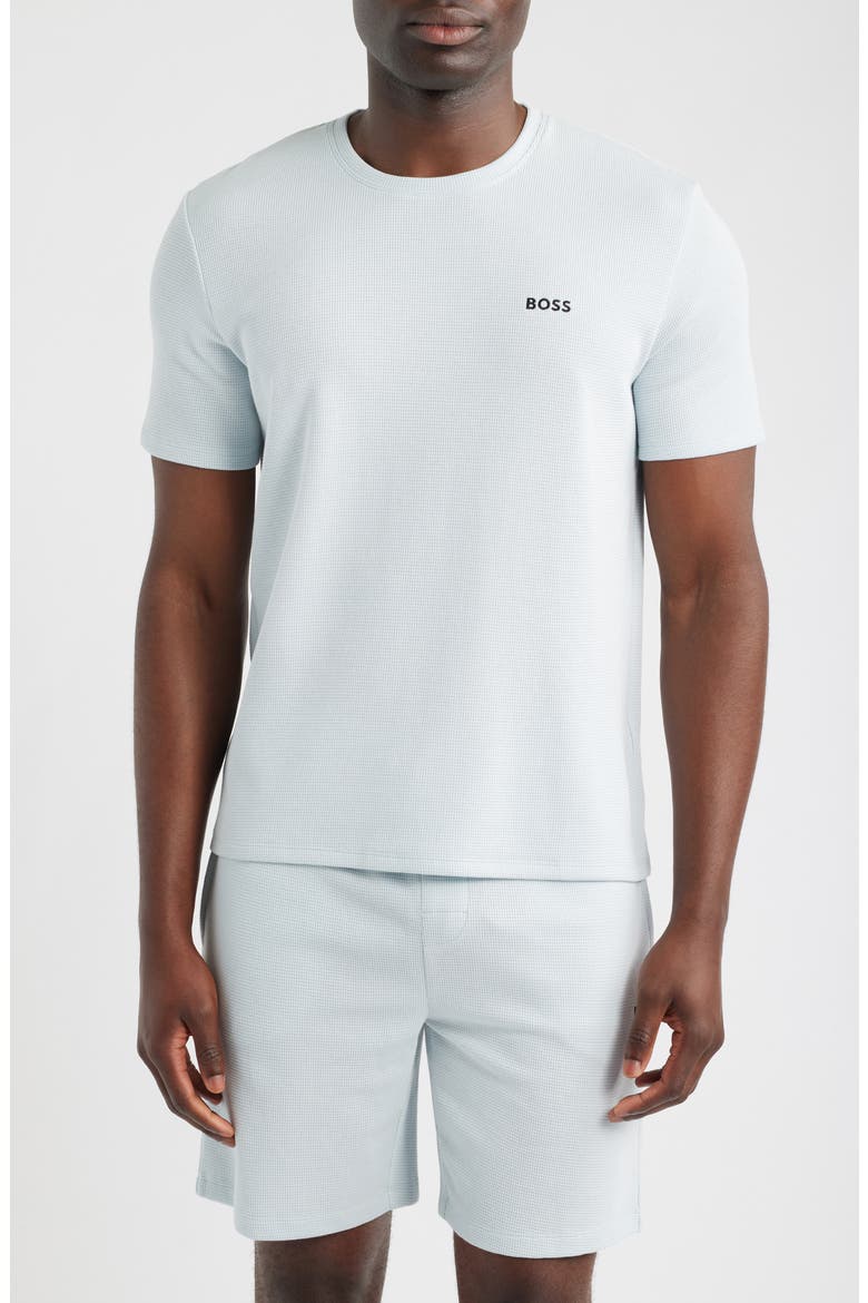 Waffle T-Shirt, Main, color, OPEN BLUE