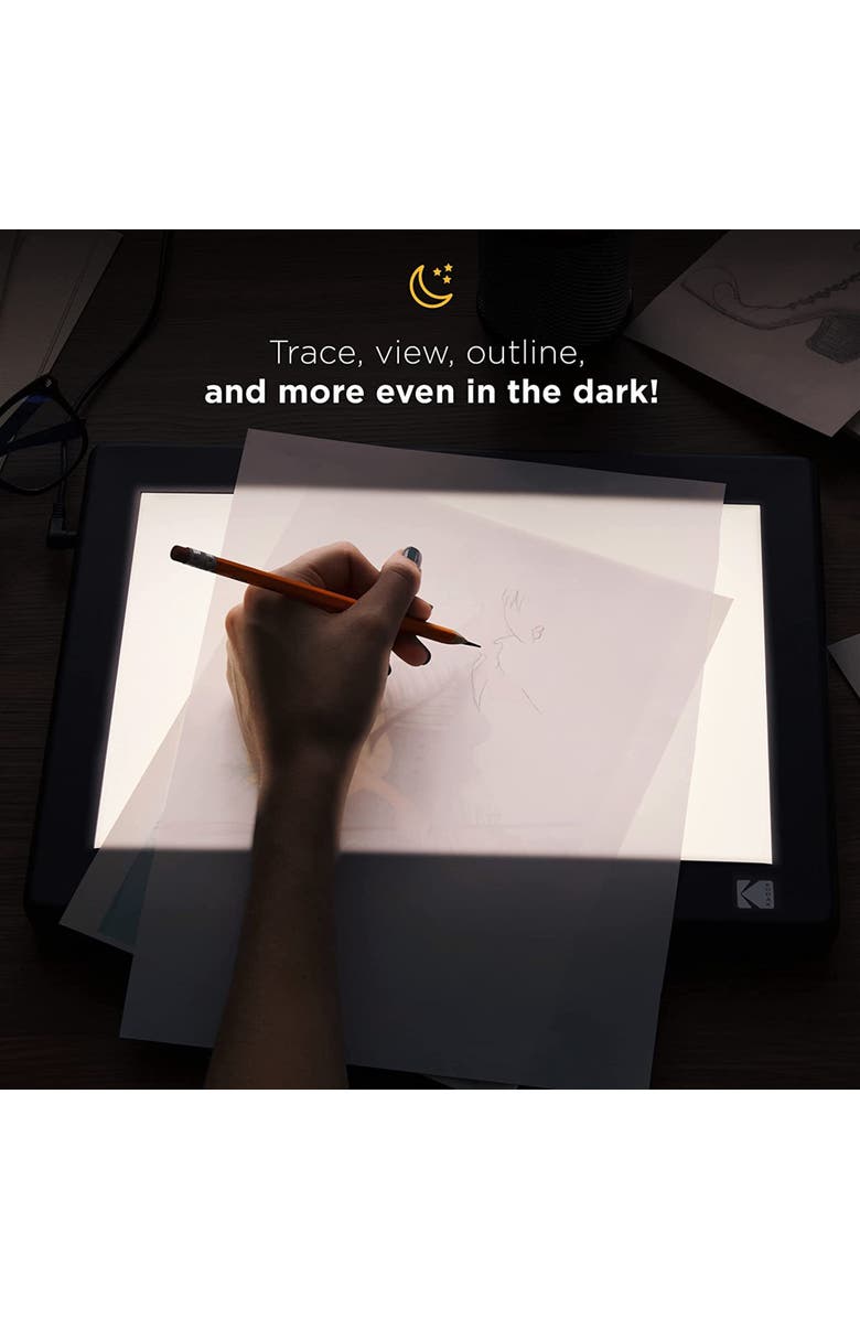 Kodak LED Light Box 8x6 in, Alternate, color, Black