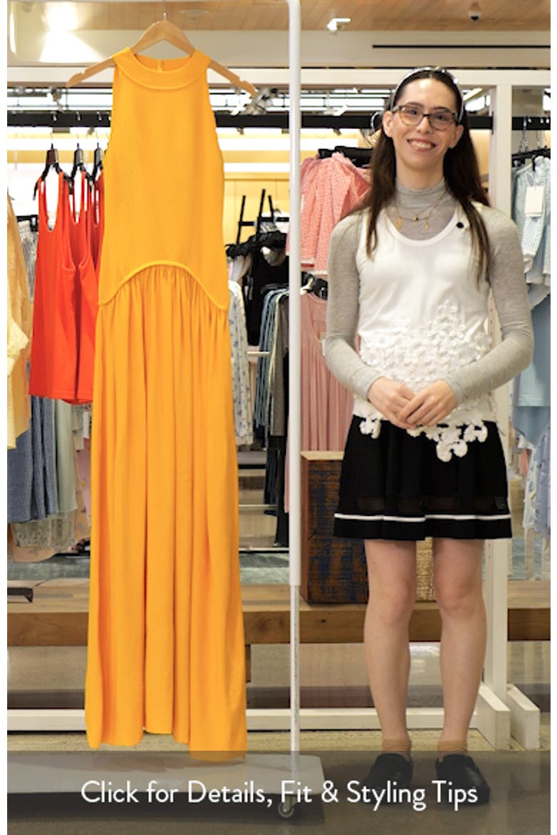 The Isola Sleeveless Maxi Dress video