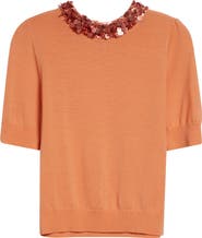 Ulla Johnson Jude Embellished Wool Sweater