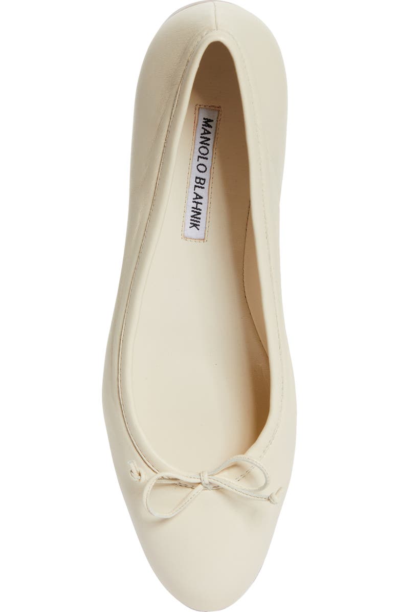 Manolo Blahnik Veralli Bow Ballet Flat, Alternate, color,