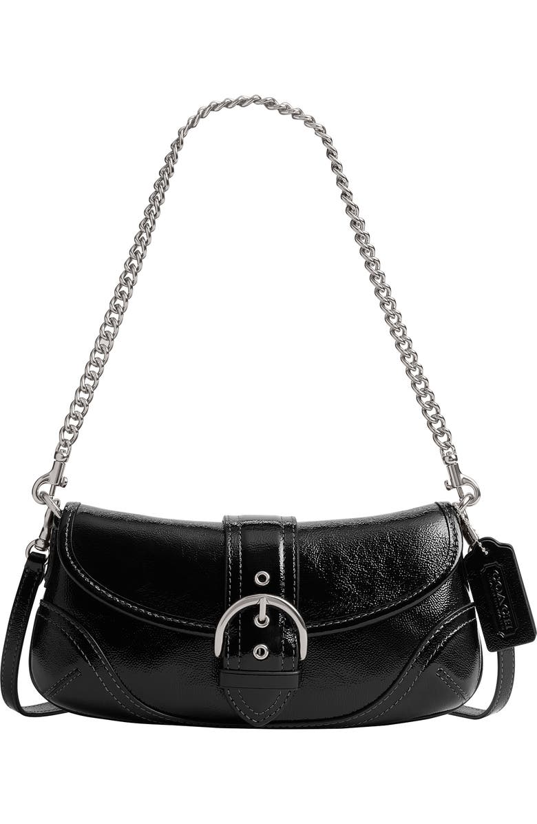 COACH Soho Crinkle Patent Leather Shoulder Bag, Main, color,