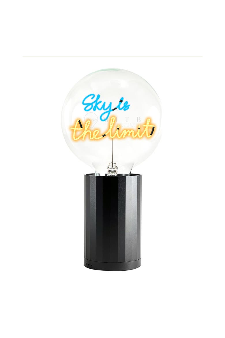 Sky Is The Limit Portable Table Lamp, Main, color, Black