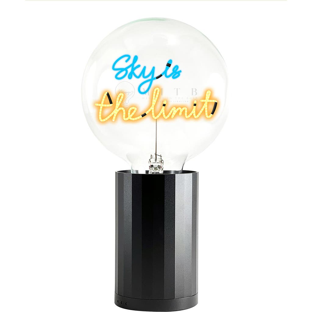 Mitb Sky Is The Limit Portable Table Lamp In Black