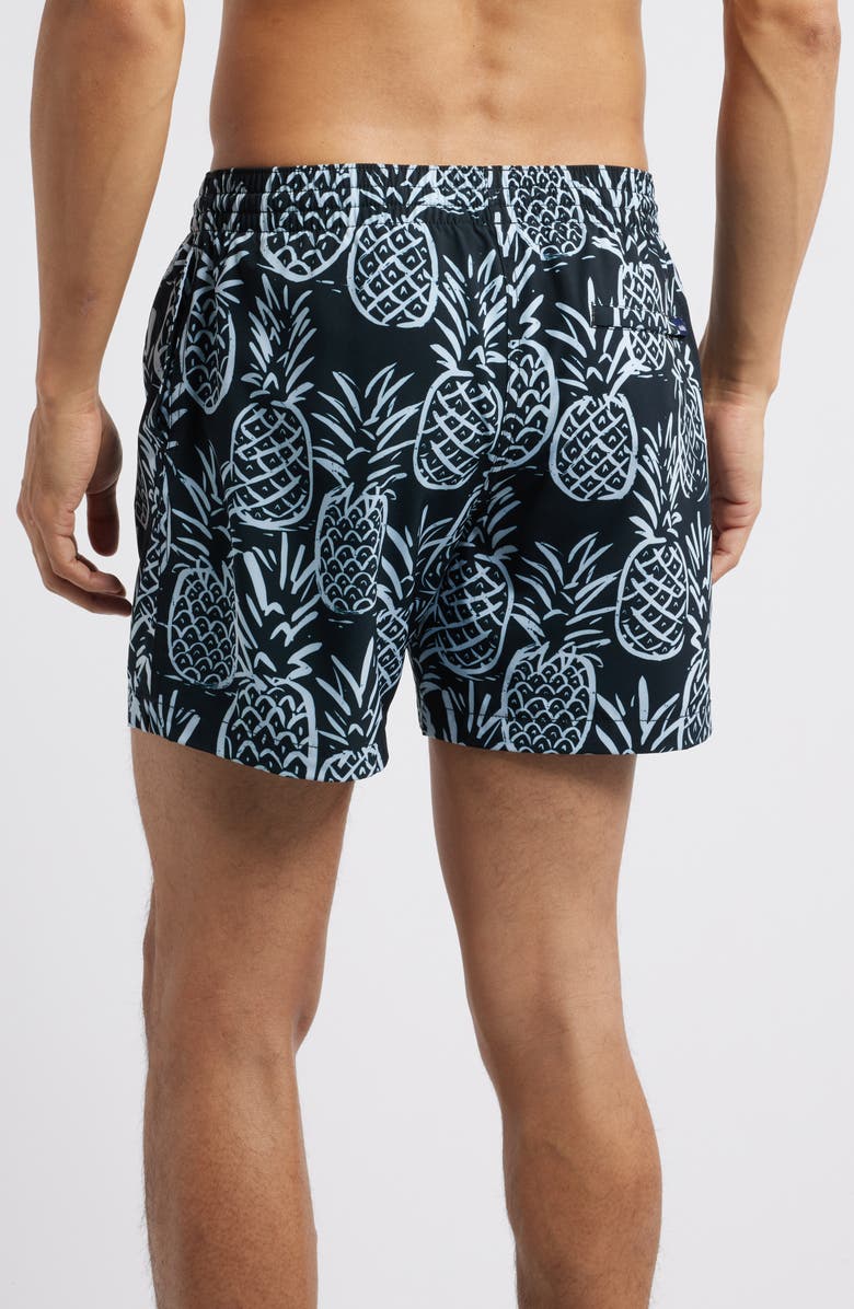 Chubbies The Midnight Thigh Napples 5.5-Inch Swim Trunks, Alternate, color, Black