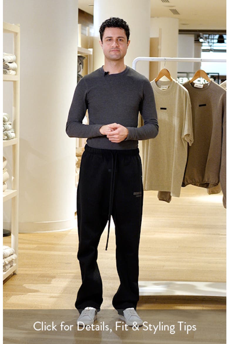 Fear of God Essentials Relaxed Fleece Sweatpants (Men) | Nordstrom