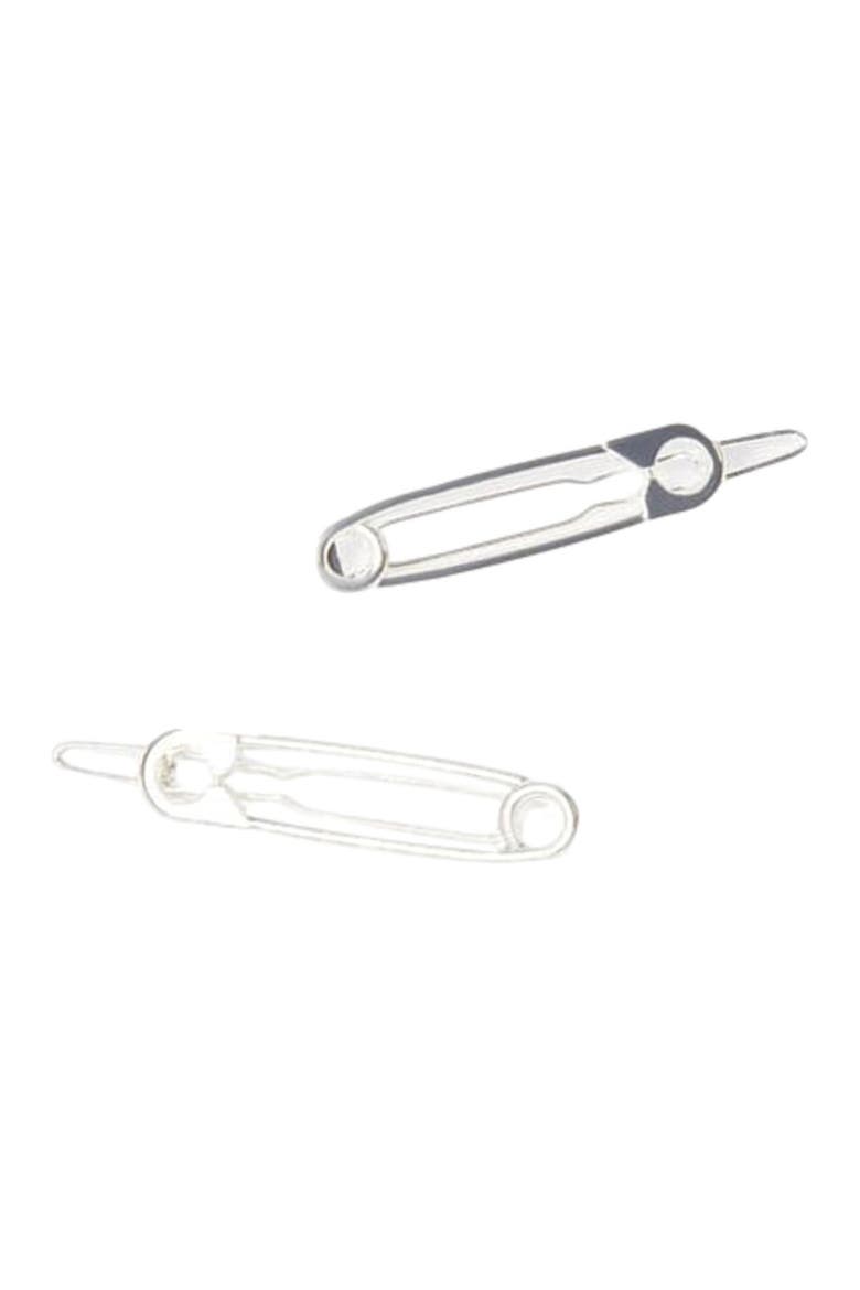 Safety Pin Hair Clip, Alternate, color, Silver