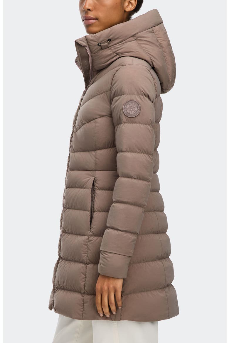 Clair Black Label 750 Fill Power Down Puffer Coat, Alternate, color, TAUPE GREY