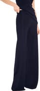 MANGO Knit Pull-On Wide Leg Pants