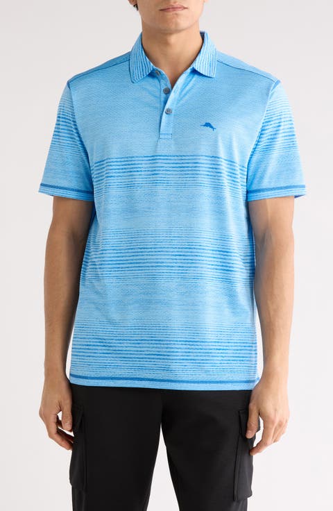 Sea Island Stripe IslandZone® Performance Polo