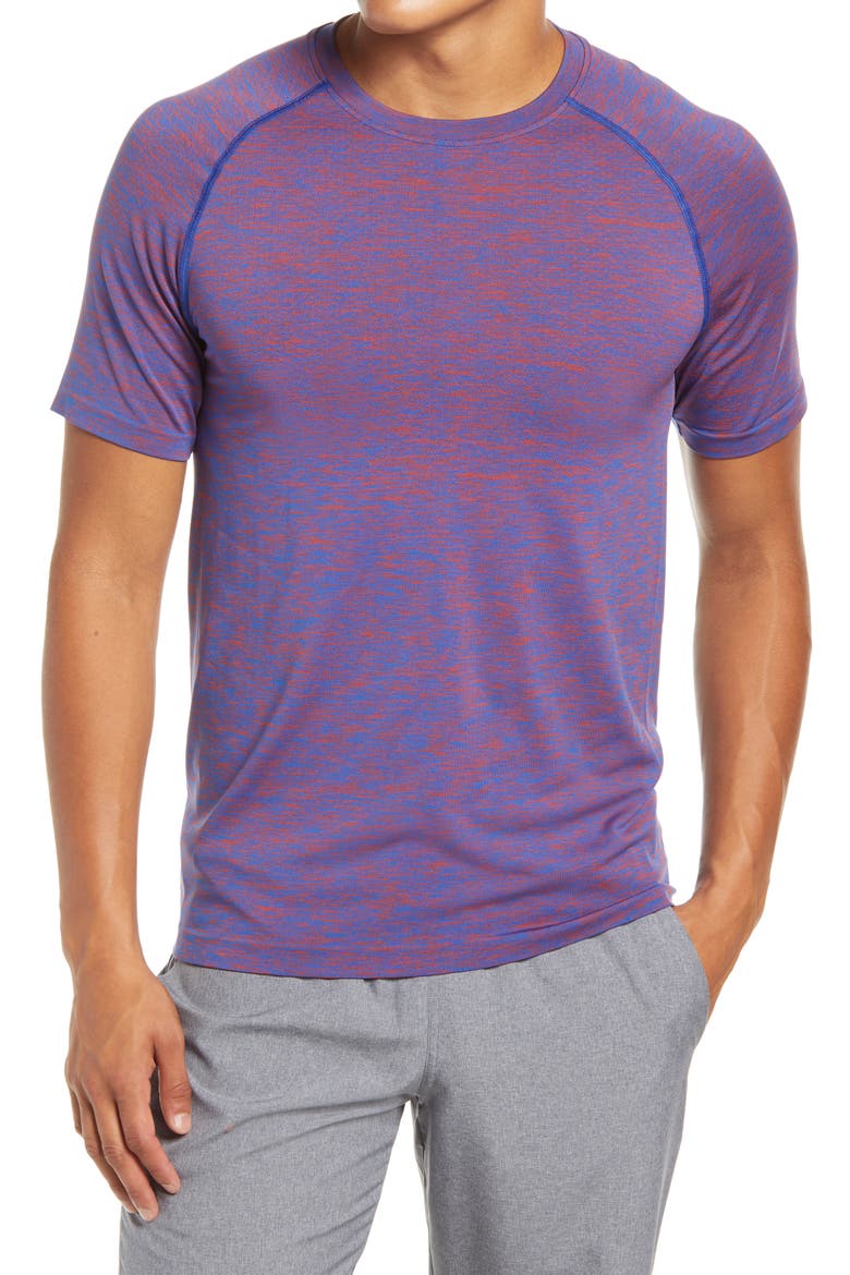 Reign Tech Short Sleeve T-Shirt, Main, color, MANDRED/MIDNIGHTSAPH