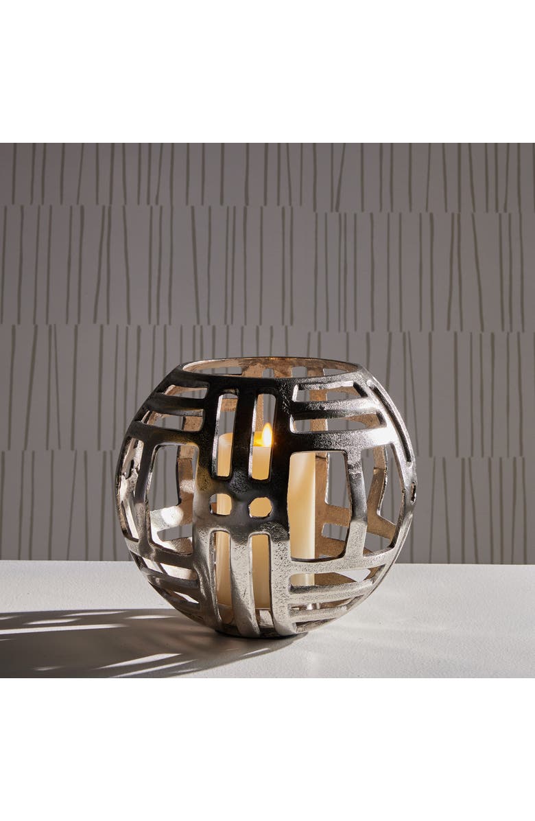 Napa Home & Garden Cecil Hurricane Large, Alternate, color, Silver