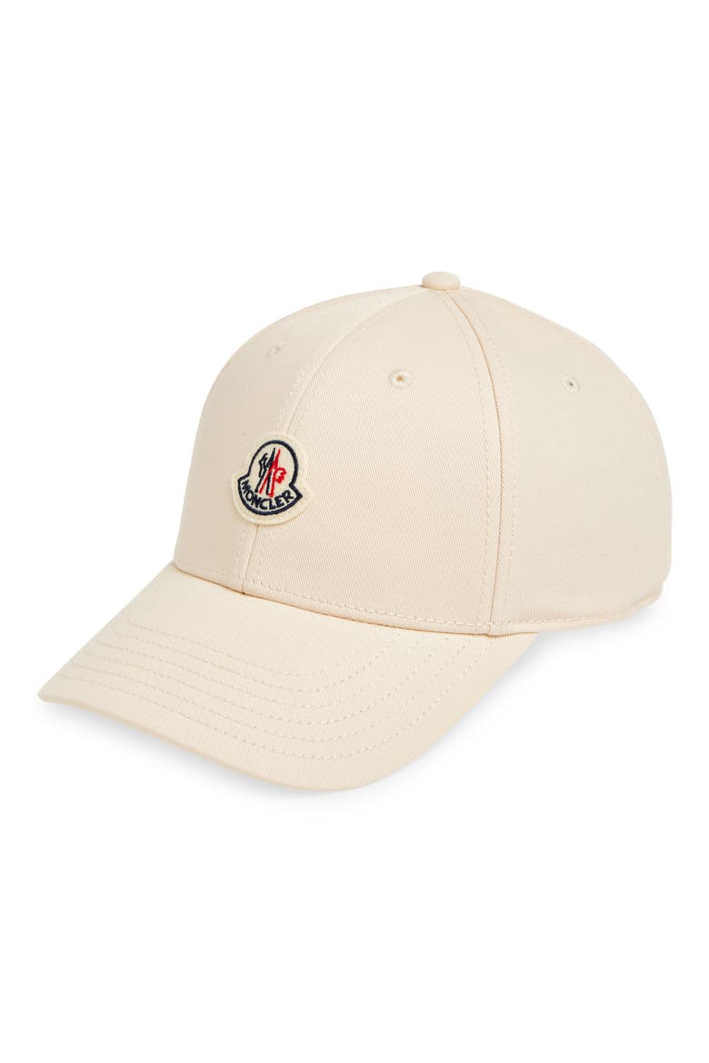 Logo Patch Baseball Cap, Main, color, WHITE
