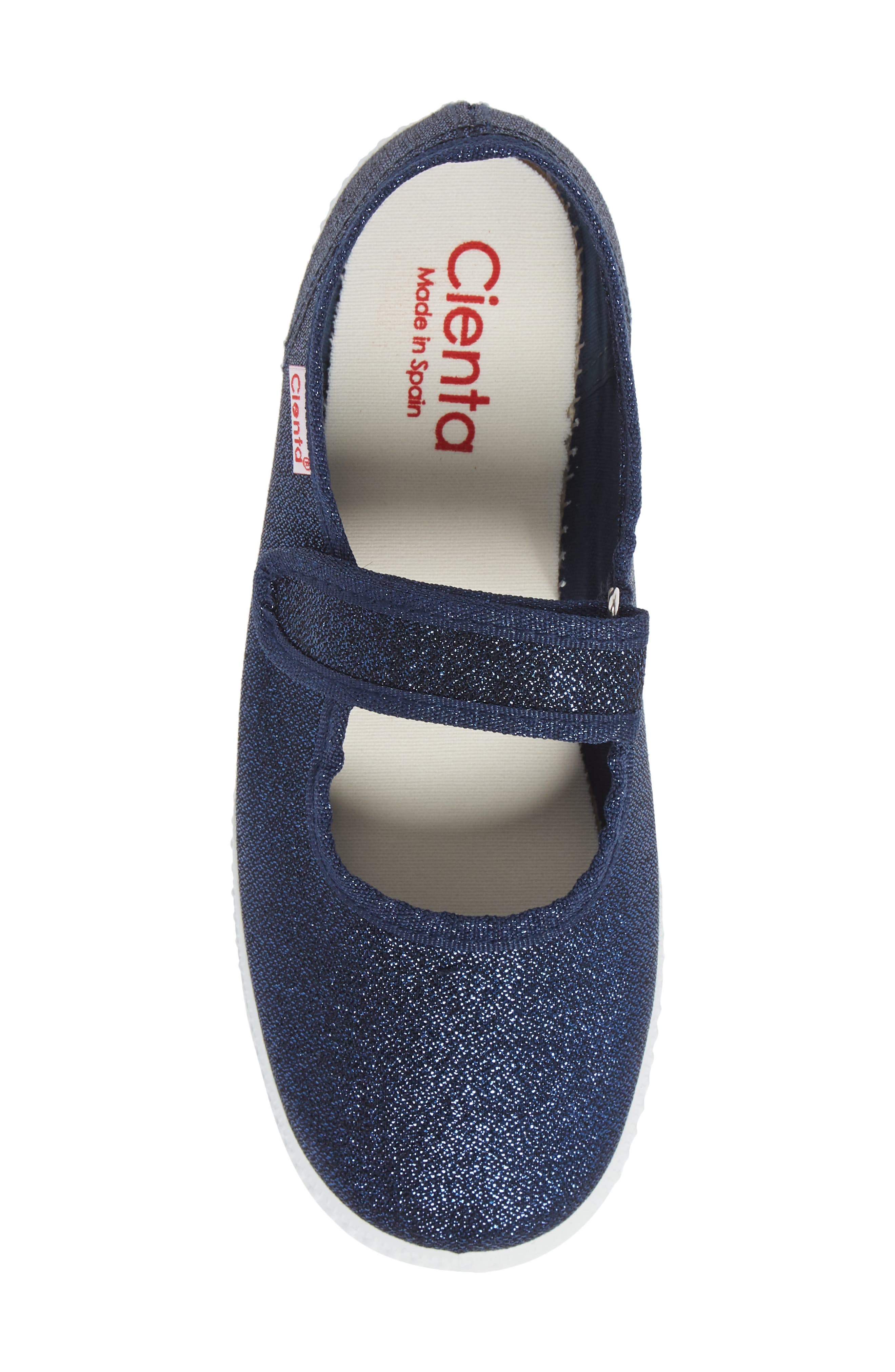 Cienta Glitter Canvas Mary Jane, Alternate, color, 