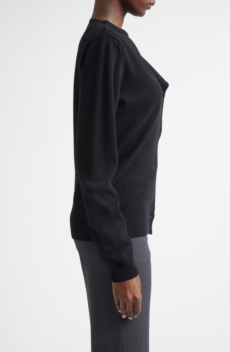 Paloma Wool Donalti Extrafine Merino Wool Cardigan, Alternate, color, Black