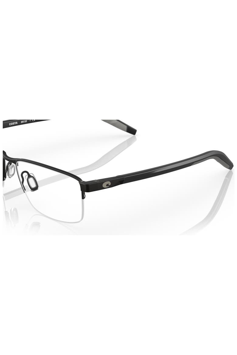 55mm Rectangle optical glasses, Alternate, color, Black