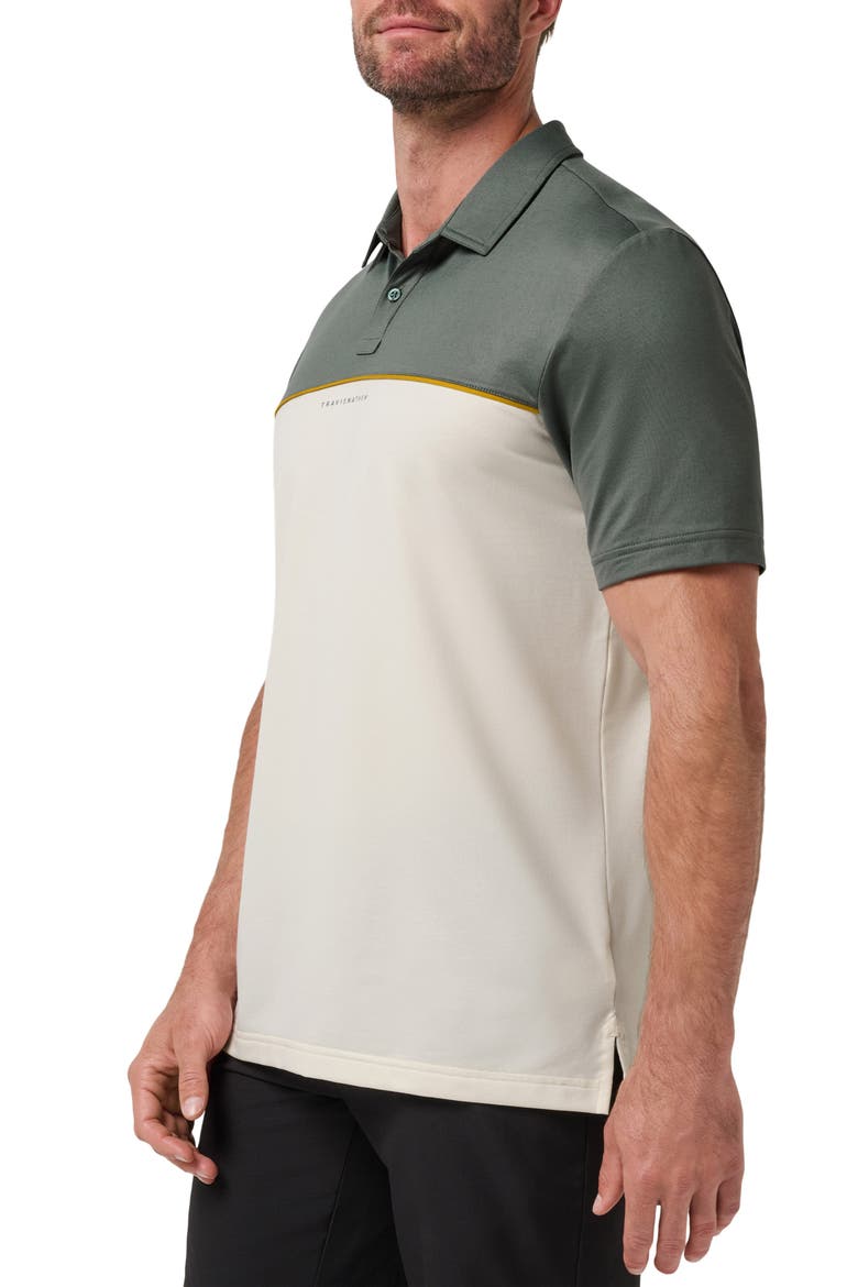 Featherweight Colorblocked Performance Polo, Alternate, color, BALSAM GREEN