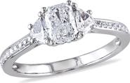 Julianna B. Diamond Radiant 3-Stone Engagement Ring 14k