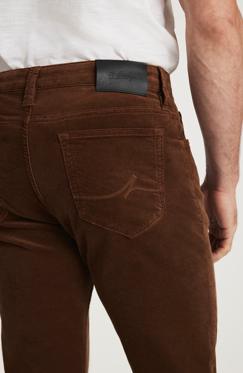 34 Heritage Courage Straight Leg Corduroy Pants, Alternate, color, Bourbon Cord