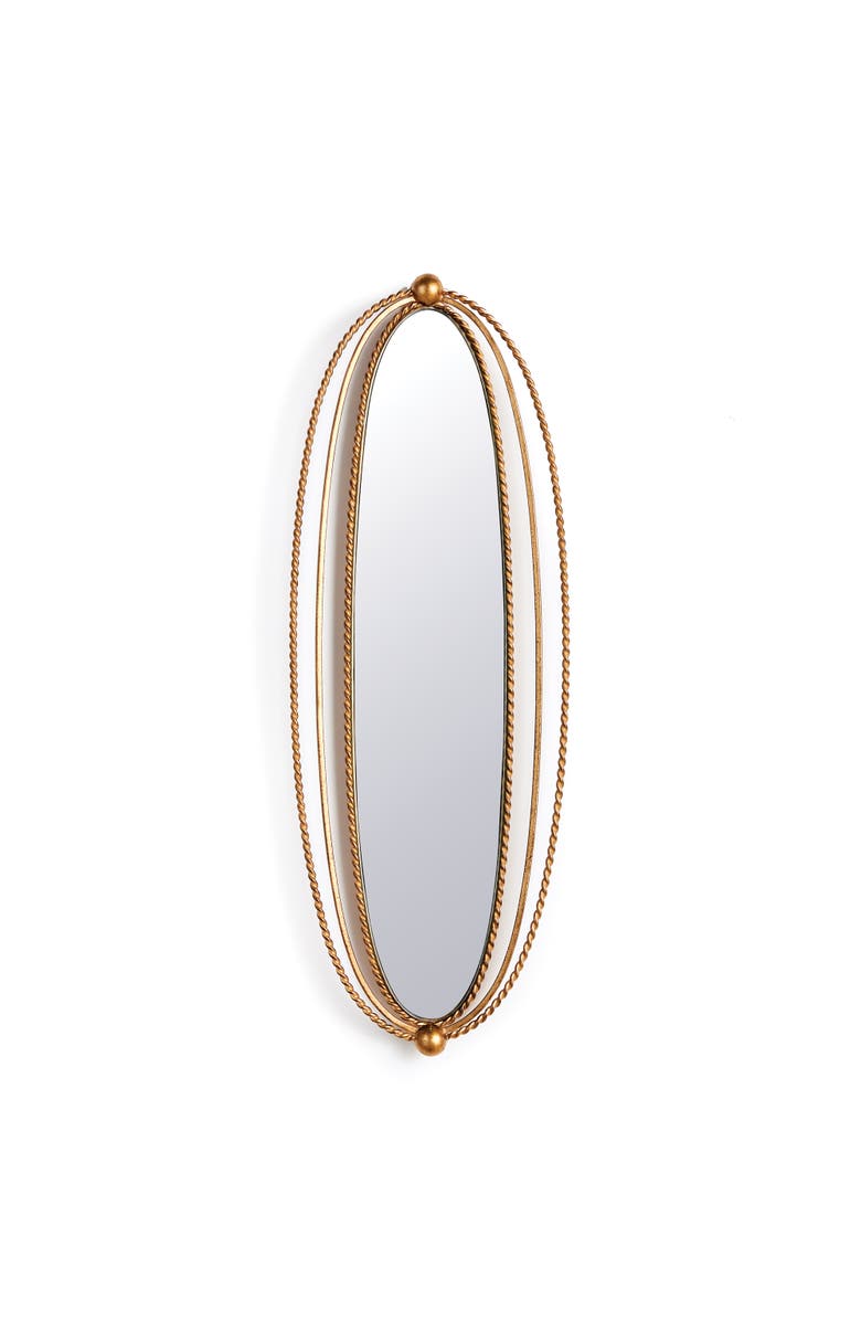 Napa Home & Garden Braiden Mirror, Main, color, Gold
