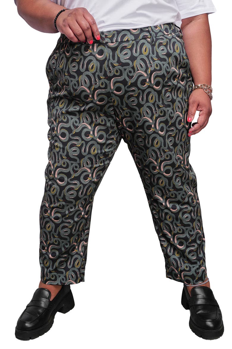 The Empower Slim Crop Pant, Alternate, color, SERPENTINE BLACK